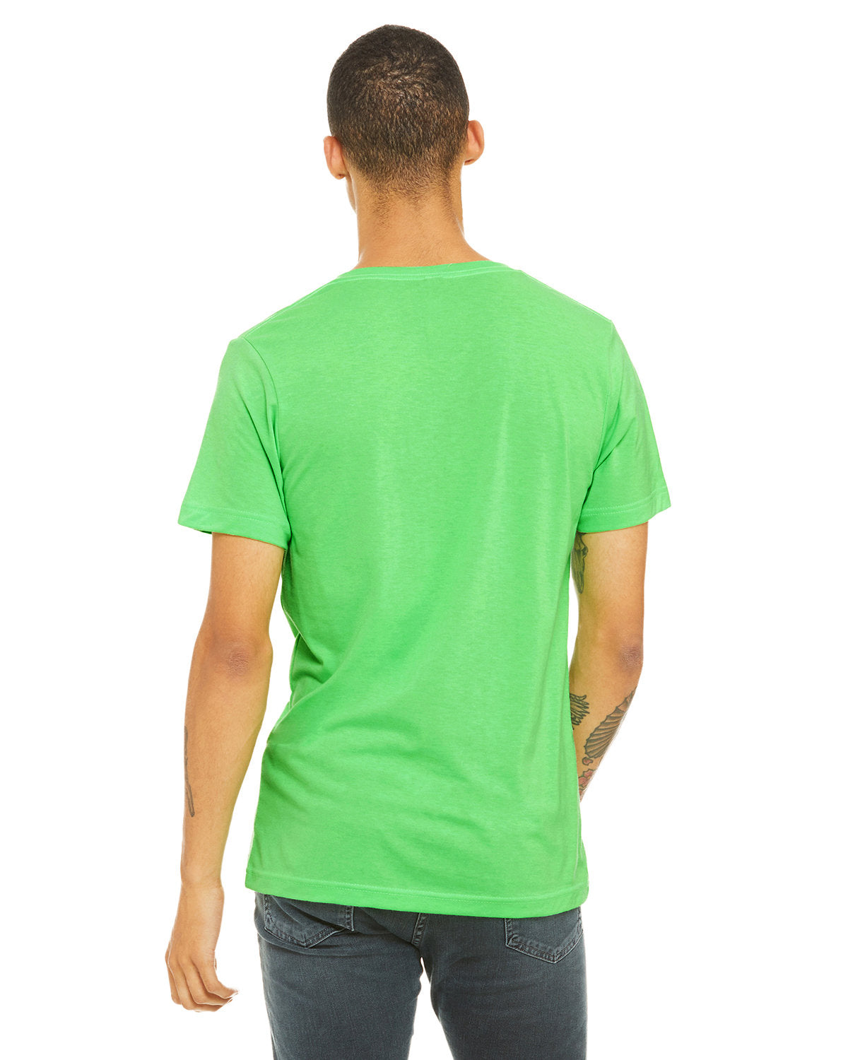 Bella + Canvas 3005 Unisex Jersey Short-Sleeve V-Neck T-Shirt - Forest - XL