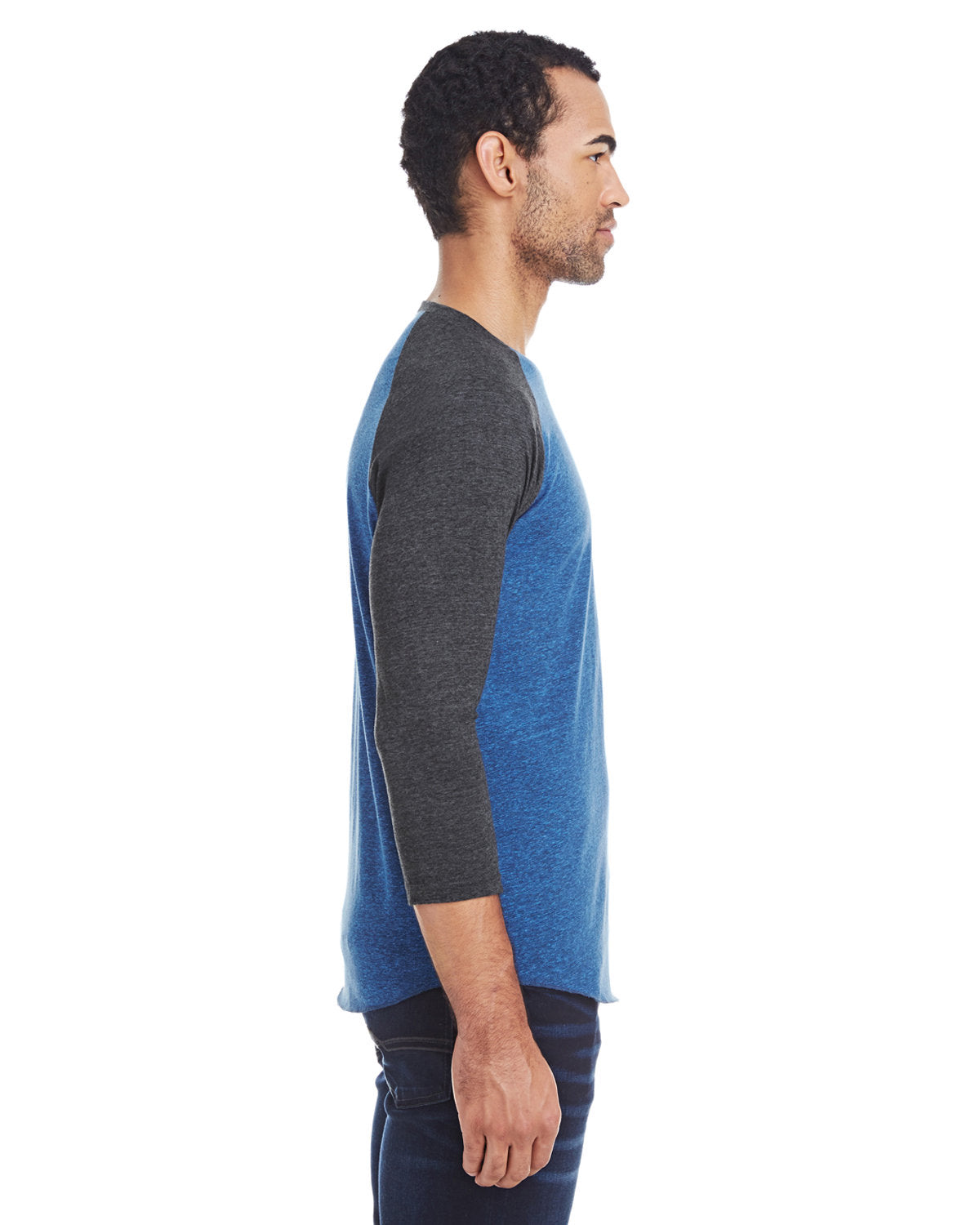 Threadfast 302G Unisex Triblend 3/4-Sleeve Raglan Shirt