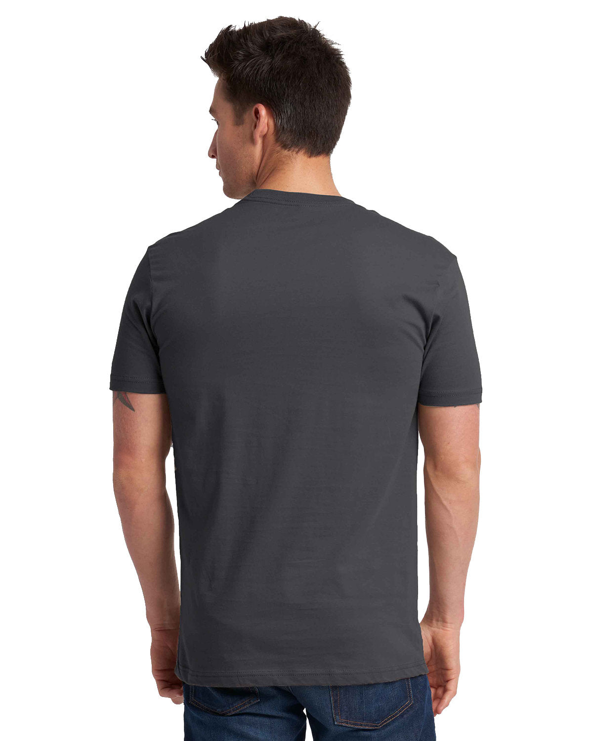 Next Level 3600 Unisex Cotton T Shirt - Heather Gray - 6XL