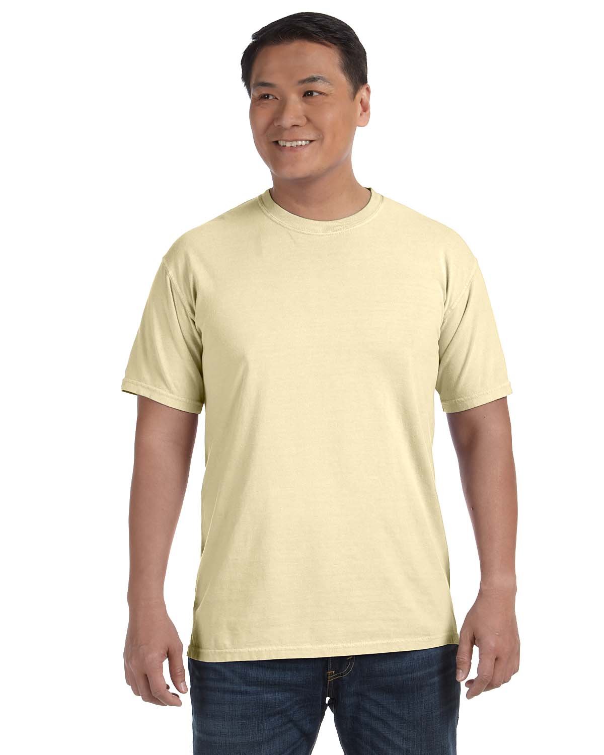Comfort Colors 6.1 oz. Ringspun Garment-Dyed T-Shirt (C1717) White, XL |  Amazon.com