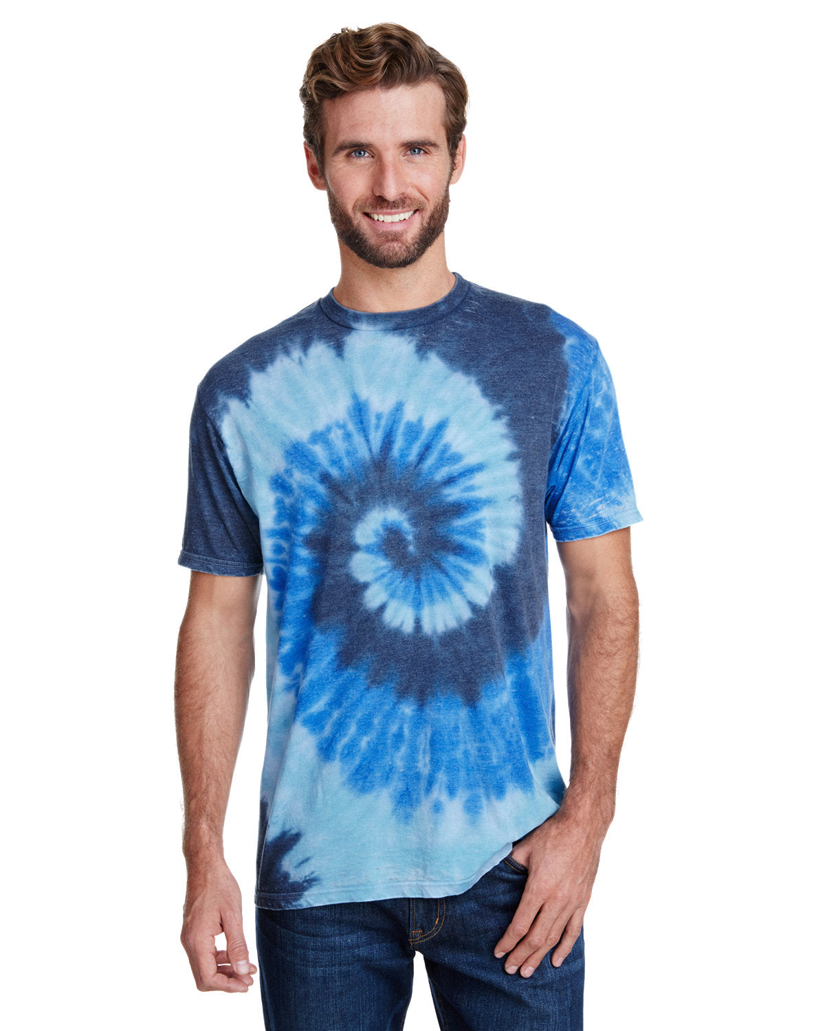 Tie-Dye CD1090 Adult Burnout Festival T-Shirt L