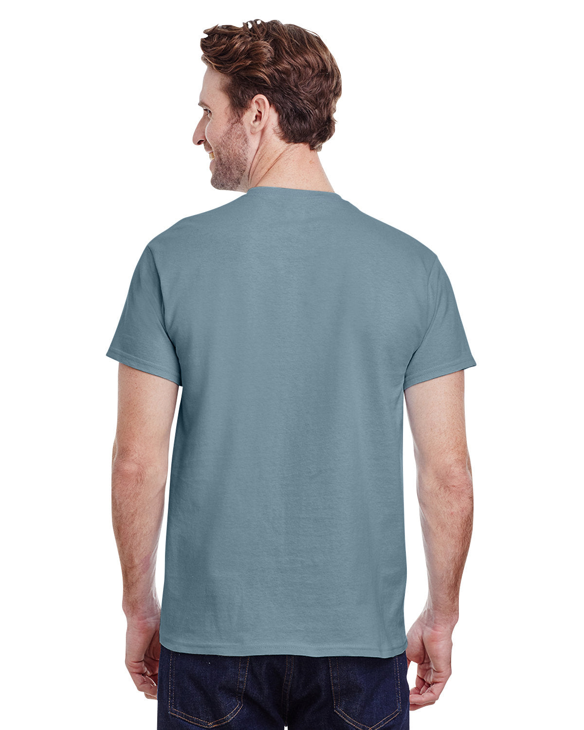 Gildan G200 Adult Ultra Cotton® T-Shirt–Ice Gray (M)