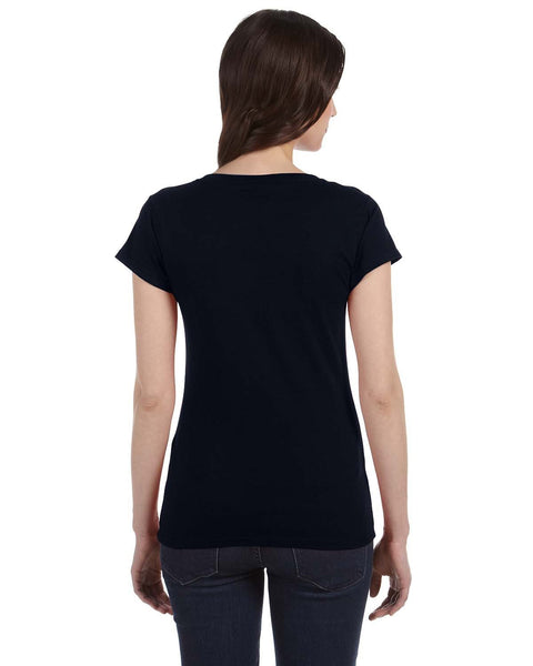 Gildan G64VL Ladies' SoftStyle Fitted V-Neck T-Shirt – Shirts In Bulk