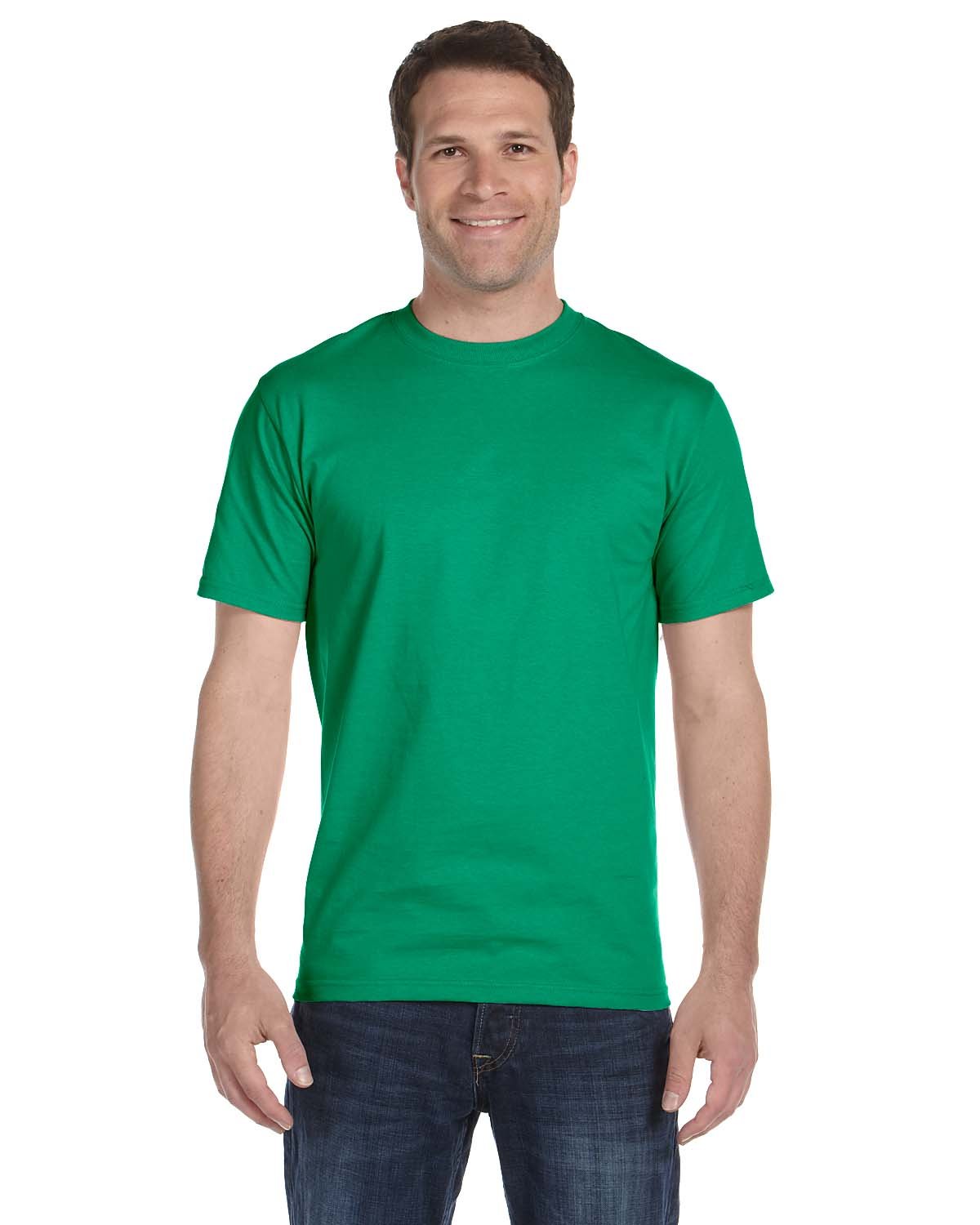 Gildan 8000B Youth DryBlend 50 Cotton/50 Poly T-Shirt - Kelly Green - L